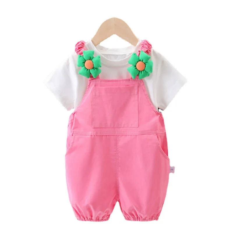 kf-S0682c96fd39344ccac4740096cc88b865-New-Summer-Baby-Clothes-Suit-Children-Girls-Cute-Short-Sleeved-T-Shirt-Overalls-2Pcs-Sets-Toddler