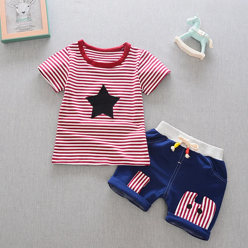 kf-S0c85f82e8d8b4aacbe5a2839cc8ed136N-New-Summer-Children-Clothes-Suit-Baby-Boys-Fashion-Striped-T-Shirt-Shorts-2Pcs-set-Toddler-Casual