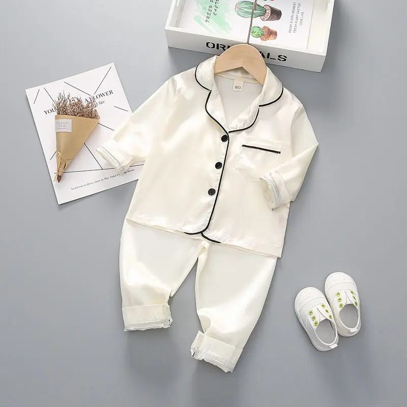 kf-S11674f205ed4432b9e59646313f8adeeO-Boys-Girls-Kids-Pajama-Sets-Causal-Solid-Long-Sleeve-T-Shirt-Tops-with-Pants-Toddler-Baby
