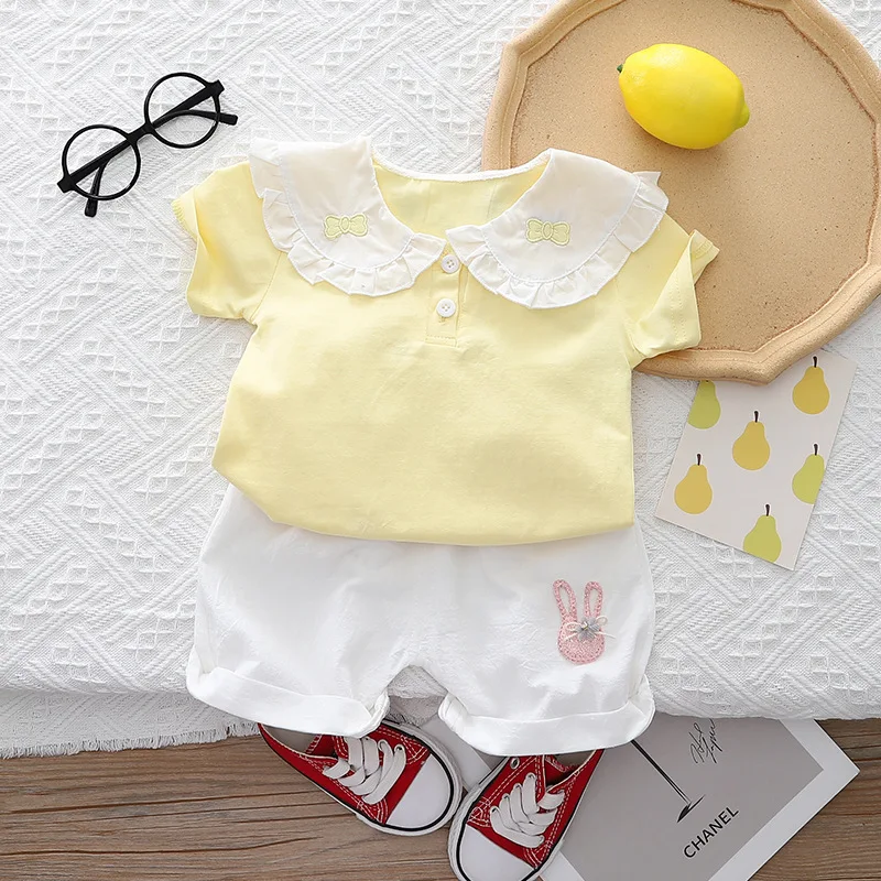 kf-S1aeff81962a947d79dec294062ab35beJ-New-Summer-Baby-Clothes-Suit-Children-Girls-Casual-Cute-T-Shirt-Shorts-2Pcs-Sets-Infant-Outfits