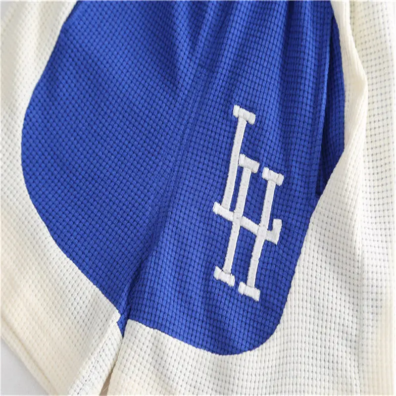 kf-S250018d37cee448daa3e672375e2e08cX-Baby-Boys-Girls-Summer-Clothes-Cotton-Strips-Patchwork-waffle-Suit-Infant-Vest-Shorts-Children-Clothing-Tracksuits