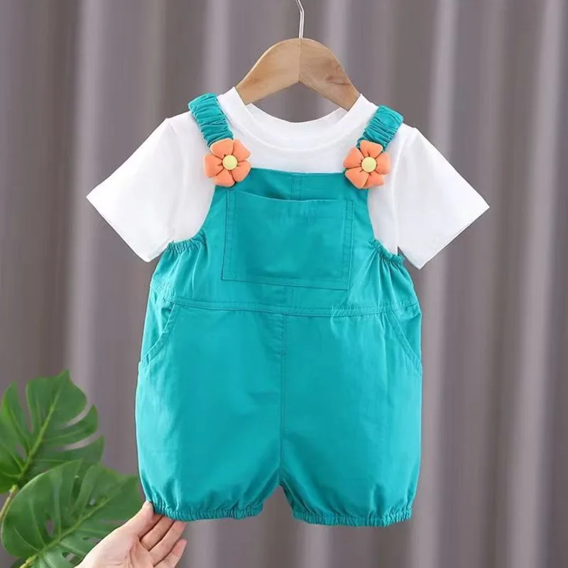 kf-S2a77eb8d89d14fa0aea714a0d5c15c6em-New-Summer-Baby-Clothes-Suit-Children-Girls-Cute-Short-Sleeved-T-Shirt-Overalls-2Pcs-Sets-Toddler