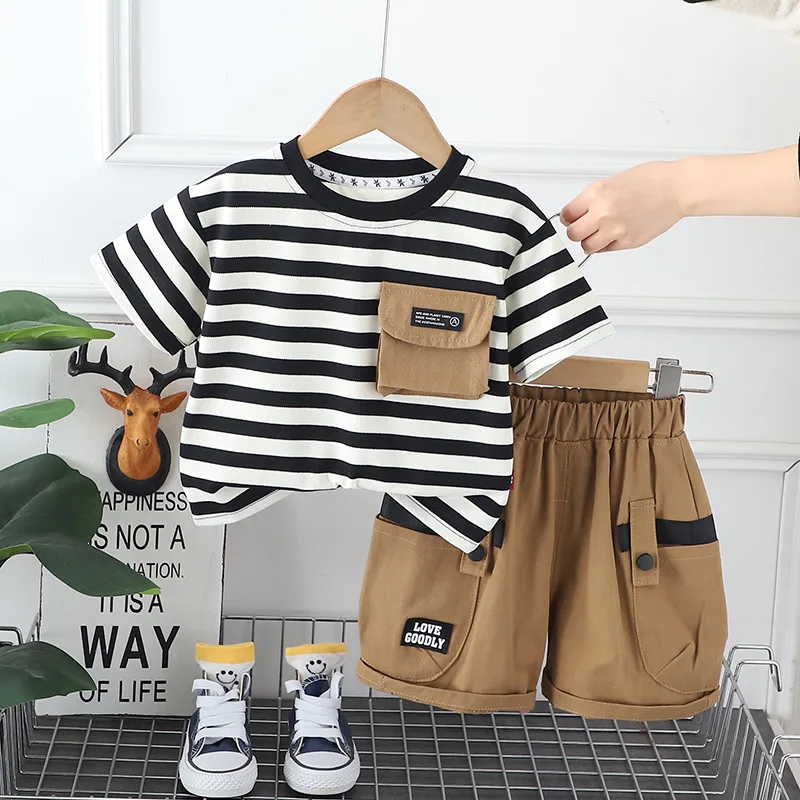 kf-S64311a171f5642bd974232d211b13b70D-New-Summer-Baby-Clothes-Suit-Children-Boys-Casual-Striped-T-Shirt-Shorts-2Pcs-Set-Infant-Outfits
