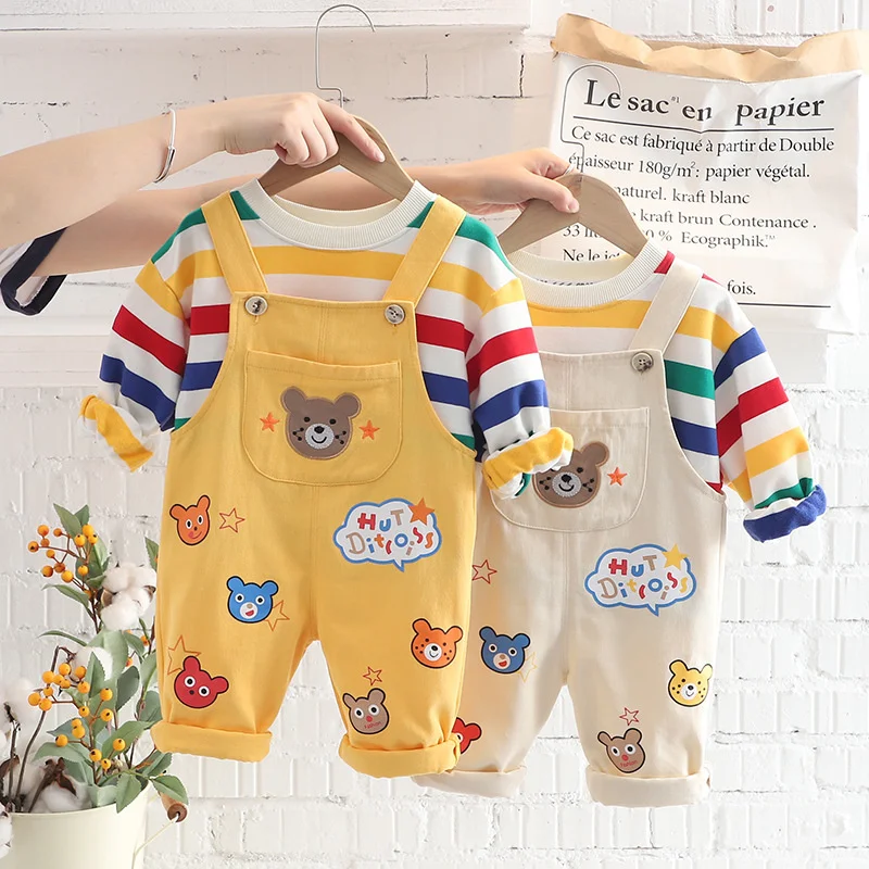 kf-S7bdfc343bdef41deaff5620dea350664l-New-Spring-Autumn-Baby-Boys-Clothes-Suit-Children-Girls-Fashion-T-Shirt-Overalls-2Pcs-Set-Toddler