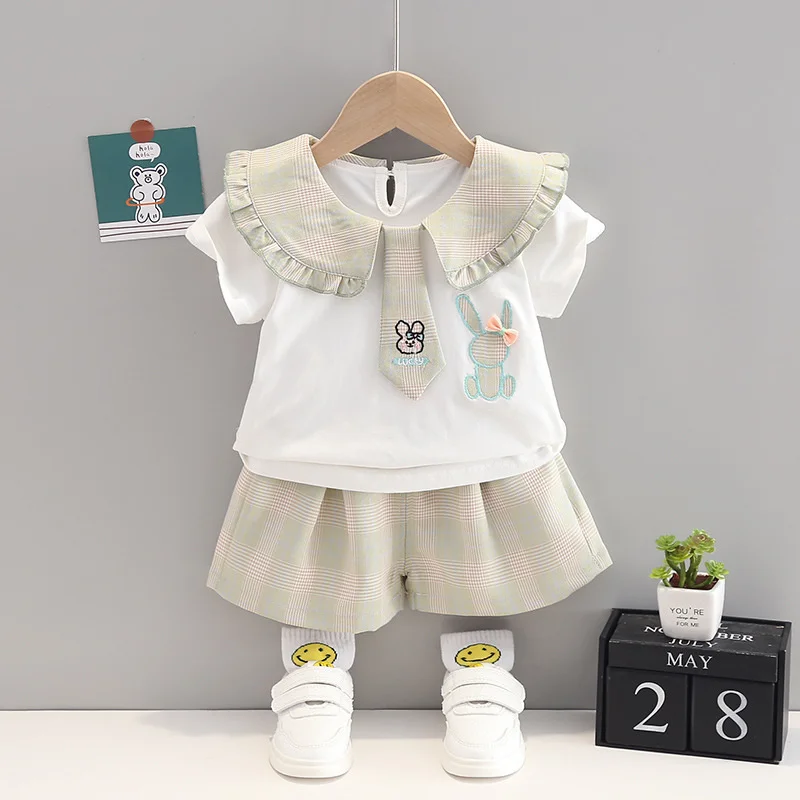 kf-S844db7cb220246c693be9ddab5539078C-New-Summer-Baby-Girls-Clothes-Suit-Children-Fashion-Cute-T-Shirt-Shorts-2Pcs-Sets-Toddler-Casual