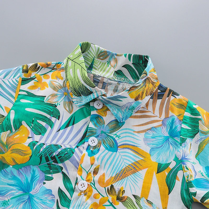 kf-Se8eb353bc0b04054ac02c604b35414fcZ-New-Summer-Baby-Boys-Clothes-Suit-Children-Casual-Printed-Shirt-Shorts-2Pcs-Sets-Toddler-Costume-Infant