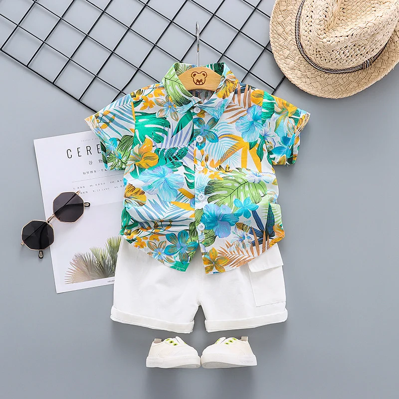 kf-Sf6728570ef7b448cac598723aa0f07a6L-New-Summer-Baby-Boys-Clothes-Suit-Children-Casual-Printed-Shirt-Shorts-2Pcs-Sets-Toddler-Costume-Infant